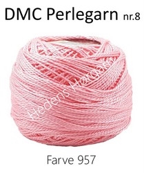 DMC Perlegarn nr. 8 farve 957